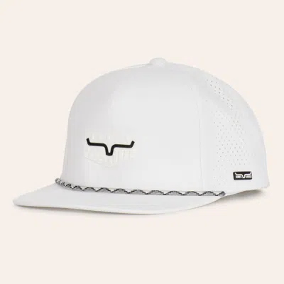 Kimes Ranch White Anthem Rubber Patch Perforated Flat Bill Cap