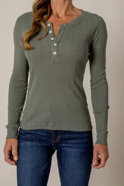 Kimes Ranch Women's Bree Long Sleeve Tee In Pine In Green