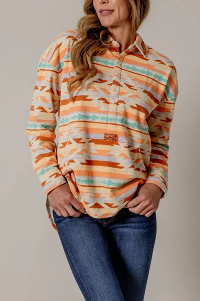 Kimes Ranch Women's Judith Top In Orange In Multi