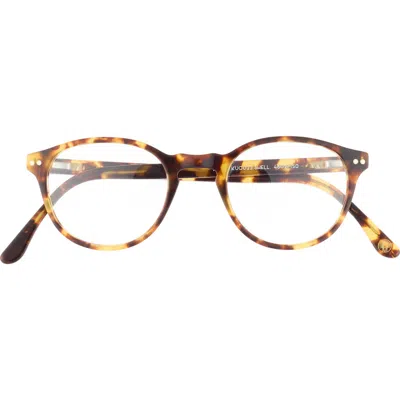 Kimeze 48mm Round Optical Glasses In Brown