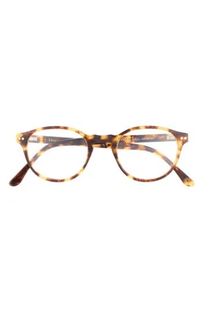 Kimeze 48mm Round Optical Glasses In Brown