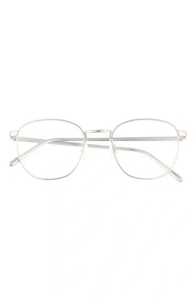 Kimeze 50mm Round Optical Glasses In Metallic