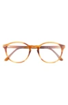 Kimeze 53mm Round Optical Glasses In Brown