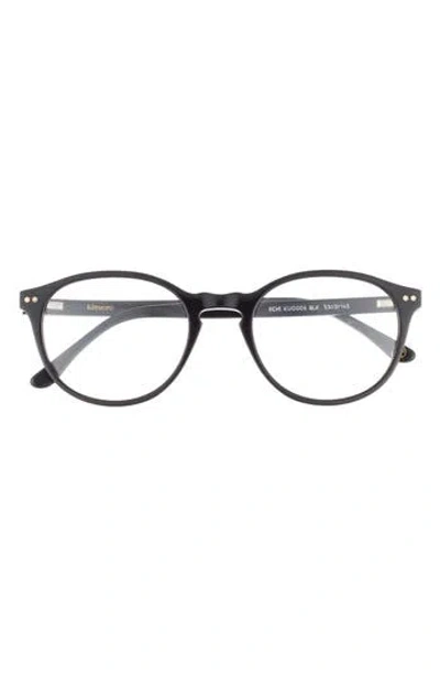 Kimeze 53mm Round Optical Glasses In Black