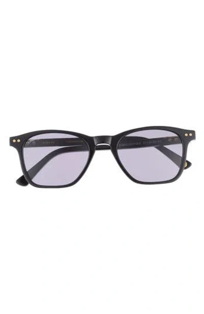 Kimeze 53mm Round Sunglasses In Black Black Smoke