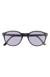 Kimeze 54mm Round Sunglasses In Black