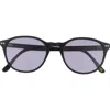 Kimeze 54mm Round Sunglasses In Black