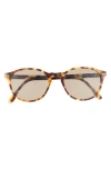 Kimeze 54mm Round Sunglasses In Tortoiseshell Grey