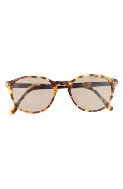 Kimeze 54mm Round Sunglasses In Tortoiseshell Grey