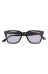 Kimeze 54mm Square Sunglasses In Black Black Smoke