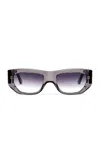 Kimeze Concept 1 D-frame Acetate Sunglasses In Grey