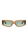 Kimeze Concept 2 Cat-eye Acetate Sunglasses In Brown