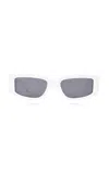 Kimeze Concept 2 White Acetate Cat-eye Sunglasses In White