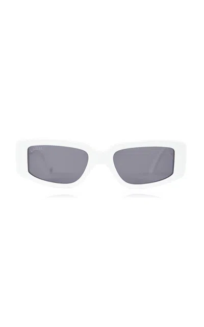 KIMEZE CONCEPT 2 RECTANGULAR-FRAME ACETATE SUNGLASSES