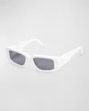 Kimeze Concept 2 White Acetate Cat-eye Sunglasses