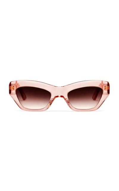 Kimeze Concept 3 Cat-eye Acetate Sunglasses In Pink