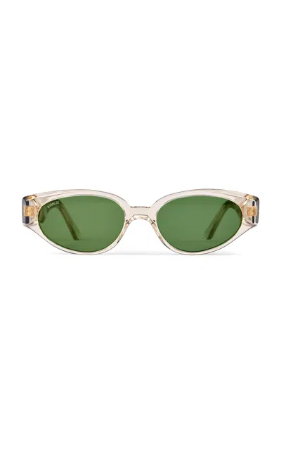 Kimeze Gabriel Ii Cat-eye Acetate Sunglasses In Gray