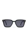 Kimeze Omar Oversized Square-frame Acetate Sunglasses In Black