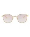 Kimeze Round-frame Acetate Sunglasses
