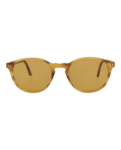 Kimeze Round-frame Acetate Sunglasses In Brown