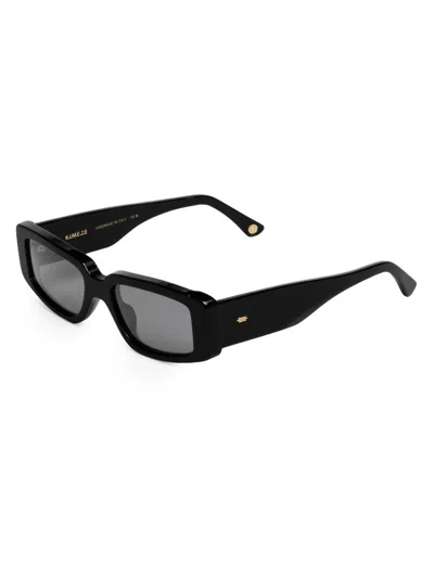 Kimeze Women's Concept 2 54mm Elongated Sunglasses In Black
