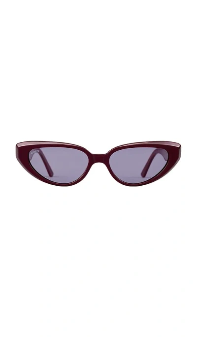 Kimeze Zawe 2 Sunglasses In Burgundy