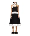 Kimhēkim Bicolor Dress In Black