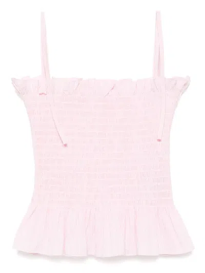 Kimhēkim Cotton Tank Top In Pink