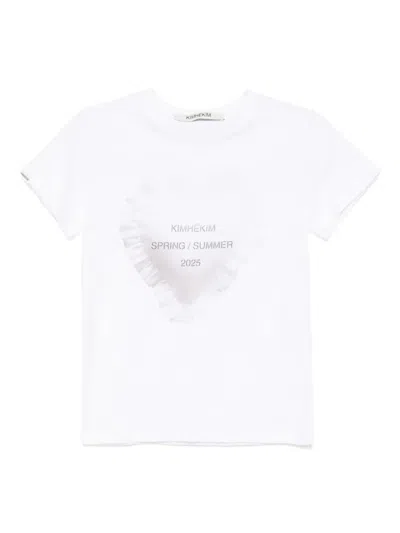 Kimhēkim Cusion-printed T-shirt In White