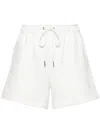 Kimhēkim Drawstring-waist Cotton Shorts In White