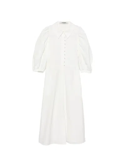 Kimhēkim Ella Midi Dress In White