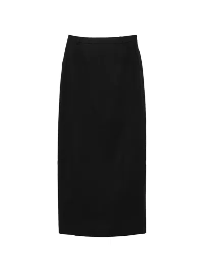 Kimhēkim Faux-pearl-chain Maxi Skirt In Black