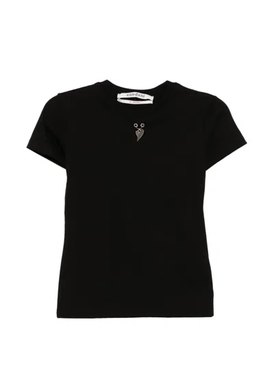 Kimhēkim Heart-charm T-shirt In Black