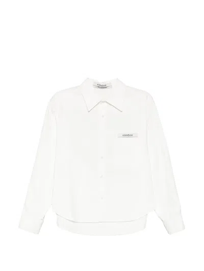 Kimhēkim Heart Cut-out Shirt In White