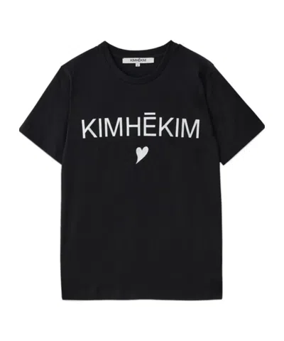 Kimhēkim Heart T-shirt In Black