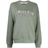 Kimhēkim Logo-embroidered Cotton Sweatshirt In Green