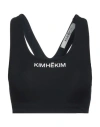 Kimhēkim Kimhekim Woman Top Black Size M Nylon, Lycra In Black