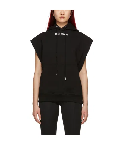Kimhēkim Logo Hooded Sweater In Black