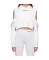 Kimhēkim Logo Hooded Sweater In White