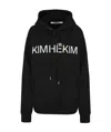 Kimhēkim Logo-print Drawstring Hoodie In Black