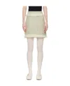 Kimhēkim Logo Skirt In White