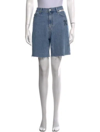 Pre-owned Kimhēkim Mini Shorts In Blue