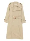 Kimhēkim Pearl-embellished Trench Coat In Neutral