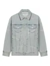 Kimhēkim Chain-link Detailing Denim Jacket In 蓝色