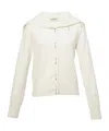 Kimhēkim Sailor Collar Cardigan / Ivory In White