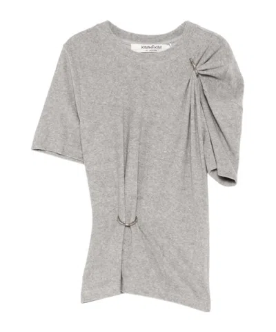 Kimhēkim Short Sleeve T-shirt In Gray