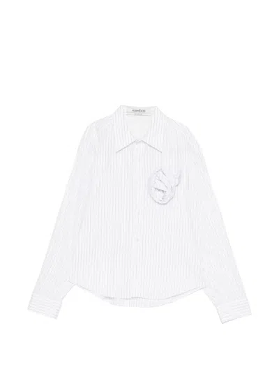 Kimhēkim Striped Shirt In White