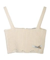 Kimhēkim Thin Shoulder Strap Rib Sling In Nude