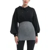 Kimi And Kai Aroa Active Maternity/nursing Hoodie In Black/gray