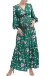 Kimi & Kai Caroline Maternity Maxi Dress In Multi